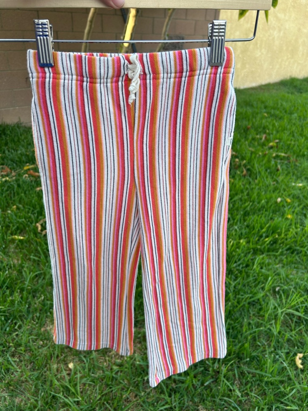 Billabong Kids Striped Casual Pants - Red, Orange, Yellow, Green, Blue